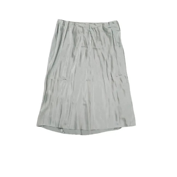 Vince XXl Pale Green Side Slid Midi Skirt - Picture 1 of 10